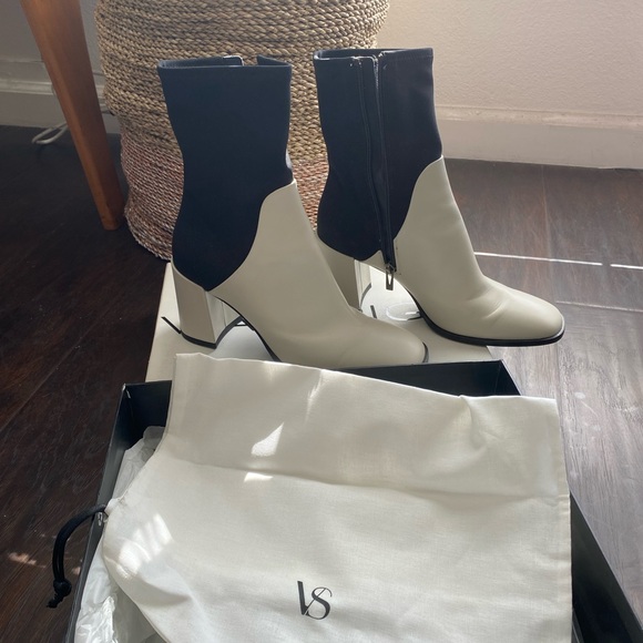 Via Spiga two tone ankle boots - Picture 4 of 4